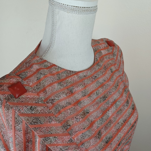 Vintage Dress Baby Pink Pleated by Tokyo Style - Picture 5 of 14